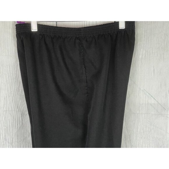 T. Marie Sissies Size 10 Black Elastic Waist Pants with Front Pockets Vintage - Picture 8 of 9